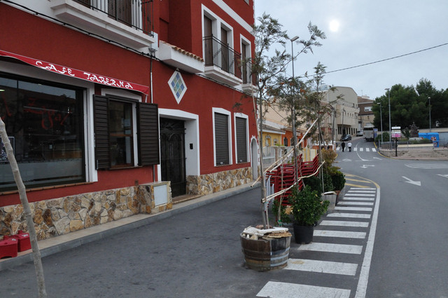 Ayuntamiento de Aledo, the Town Hall and car parking