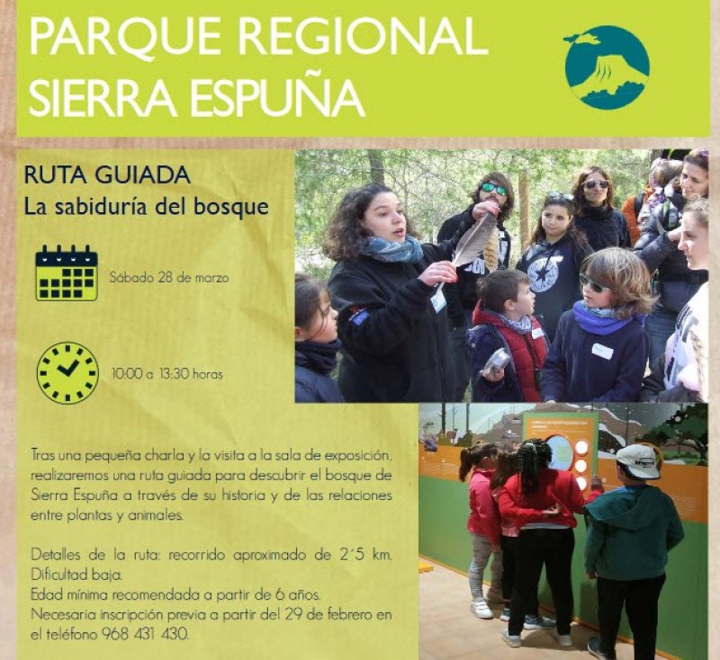 <span style='color:#780948'>ARCHIVED</span> - Saturday 28th March Free educative family walking route in the Sierra Espuña regional park
