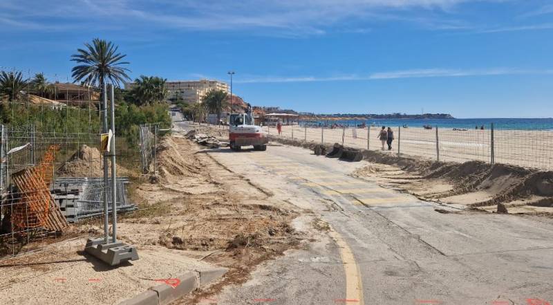 Work begins to repair Campoamor beach road, but will it last?