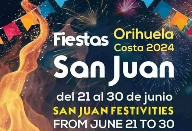 June 21-30 First ever San Juan fiesta in Orihuela Costa