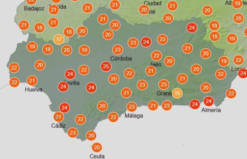 Here comes the sun: Andalusia weekly weather forecast November 4-10