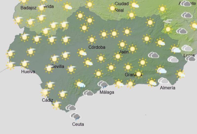 What the will weather be like in Andalusia this weekend: Forecast November 7-10