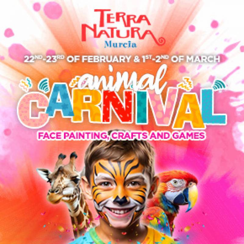 February 22 and 23 and March 1 and 2 Terra Natura Murcia Animal Carnival activities