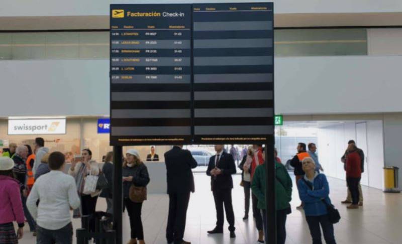 Corvera Airport reports double digit growth in international passengers in February